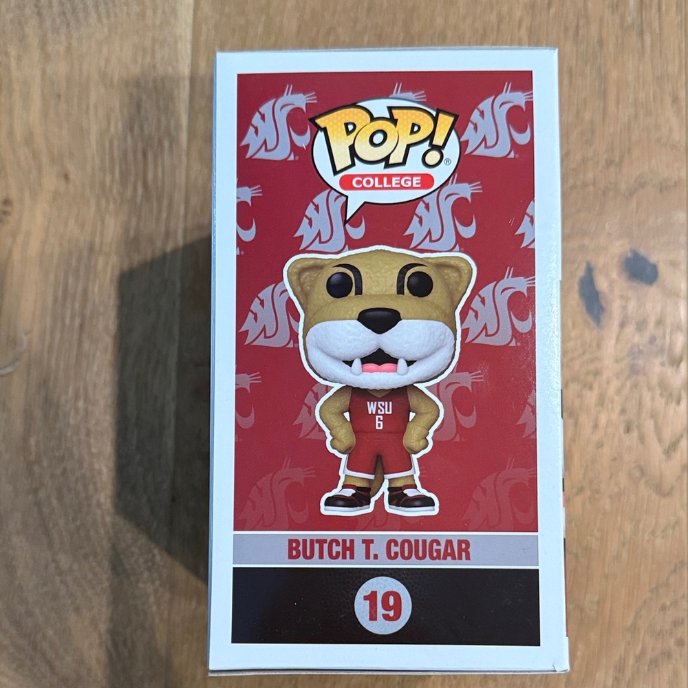 Funko Pop College 19 WSU Butch T. Cougar - Picture 5 of 5